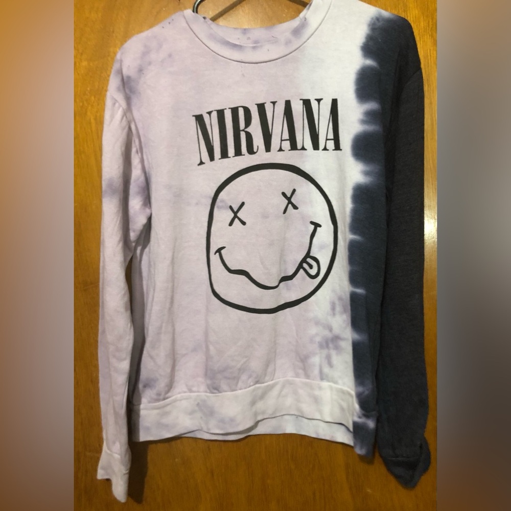 NIRVANA tie dyed sweater. Almost new condition. Size men’s x-s